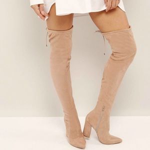 ASOS Karma Pointy OTK Boots size 9